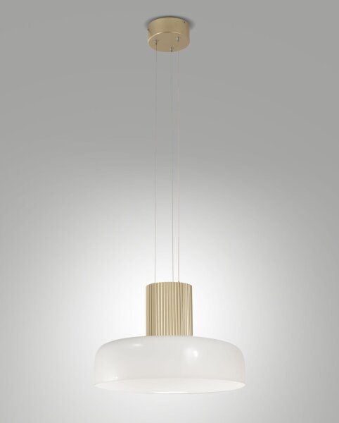 LED Hängelampe Glas 2700/3000/4000K Gold Ø42 cm 3150 lm