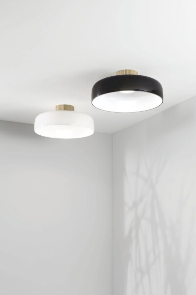 LED Deckenleuchte Glas 2700/3000/4000K Gold Schwarz