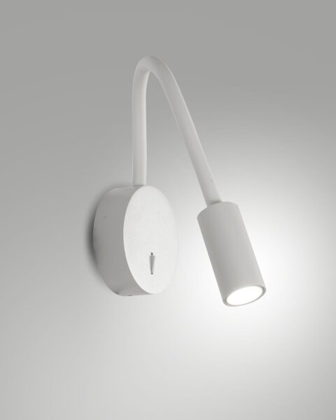 LED Wandspot Weiß Schalter 3000K L:48 cm schwenkbar
