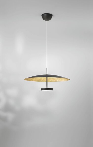 LED Pendelleuchte Schwarz 3000K rund Ø60 cm 3200 lm