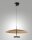 LED Pendelleuchte Schwarz 3000K rund Ø60 cm 3200 lm