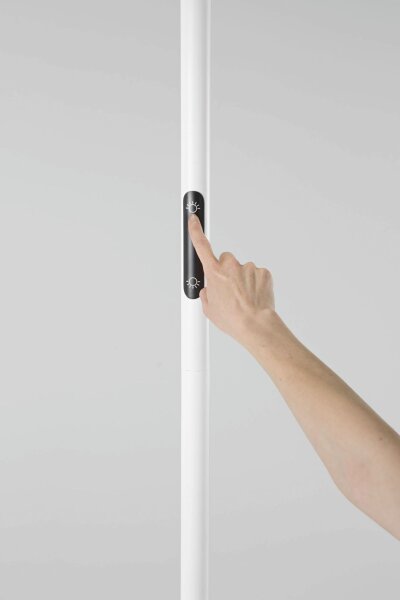 LED Stehleuchte Weiß Metall 2700/3200/4000K 178,5 cm