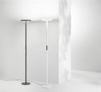 LED Stehleuchte Wei&szlig; Metall 2700/3200/4000K 178,5 cm