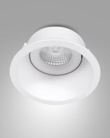Einbauleuchte Weiß GU10 H:4 cm rund dekorativ