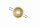 Einbauleuchte Metall Gold GU10 L:9,3 cm rund Zeitlos