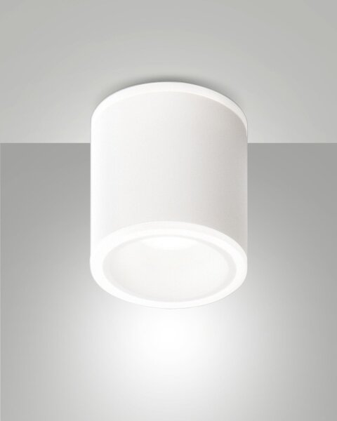 LED Deckenleuchte Aluminium IP40 3000K Weiß B:9 cm