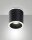 LED Deckenleuchte Aluminium IP40 3000K L:9 cm Schwarz