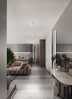 LED Deckenleuchte Aluminium IP40 3000K Weiß B:6,5 cm