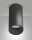 LED Deckenleuchte Aluminium IP44 3000K Schwarz B:6,5 cm