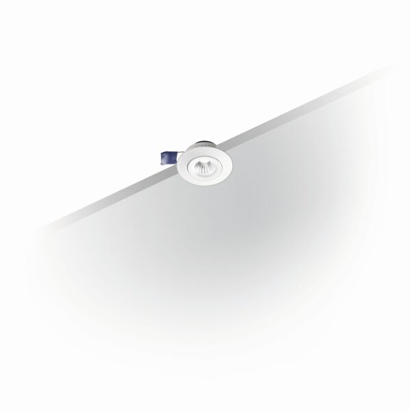 LED Einbauleuchte Aluminium IP40 3000K WeiÃŸ L:5,3 cm