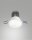 LED Einbauleuchte IP40 2700K Aluminium Wei&Atilde;&Yuml; B:8,2 cm