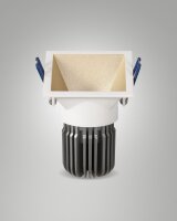 LED Einbauleuchte Aluminium IP40 2700K Gold L:8,2 cm