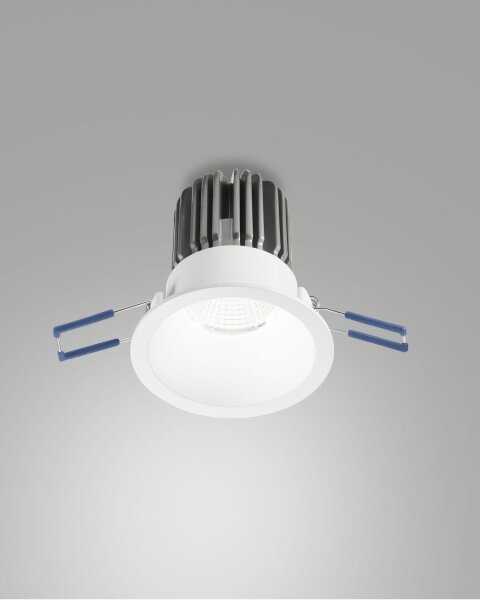 LED Einbauleuchte Aluminium IP40 4000K WeiÃŸ H:8,9 cm
