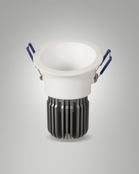 LED Einbauleuchte IP40 4000K Aluminium WeiÃŸ B:8,2 cm