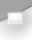 LED Einbauleuchte IP40 2700K Aluminium Wei&Atilde;&Yuml; T:5,8 cm