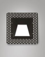 LED Einbauleuchte Aluminium IP40 2700K Schwarz B:15 cm