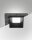 LED Einbauleuchte Aluminium IP40 4000K Schwarz B:15 cm
