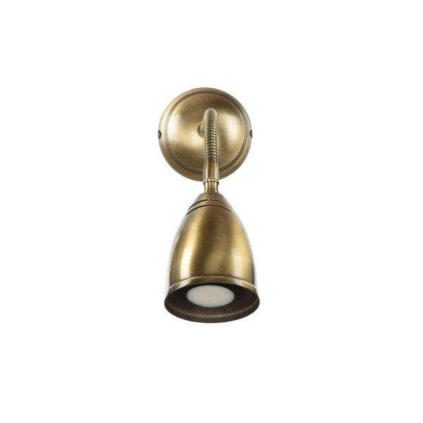 Schwenkbare Wandlampe Rustikal Bronze Hell