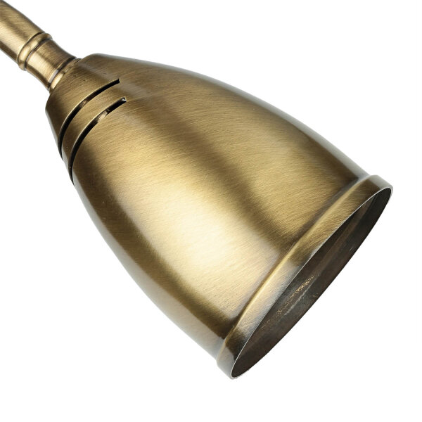Schwenkbare Wandlampe Rustikal Bronze Hell