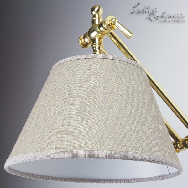 Wandlampe Messing Glänzend Poliert Snodo