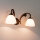 Wandlampe Beatrice Bronze Antik 2-flmg aus Messing