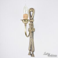 Leuchter Wandlampe aus Echt-Messing in Bronze