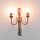 Wandlampe Leuchter 2-flmg Bronze aus Echt-Messing