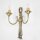 Wandlampe Leuchter 2-flmg Bronze aus Echt-Messing