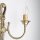 Wandlampe Leuchter 2-flmg Bronze aus Echt-Messing