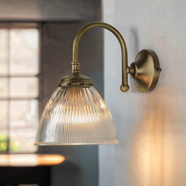 Klassische Wandleuchte Wandlampe E14 Vetro
