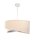 H&auml;ngeleuchte Esstisch Creme Silber rund &Oslash;50cm