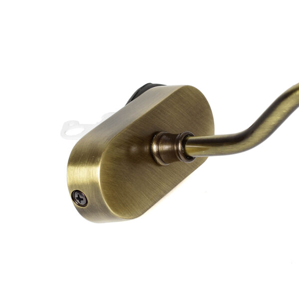 Bilderleuchte Messing Bronziert 20cm Verstellbar