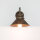 Wandleuchte aus Messing in Bronze Antik