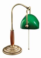 Bankerlampe Bronze Hell Handarbeit Art Déco