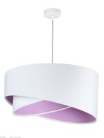 Hängelampe Weiß Flieder rund Ø50cm...