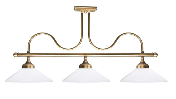Premium Deckenlampe Jugendstil aus Echt-Messing