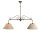 Rustikale Deckenlampe 2-flmg Handarbeit Premium