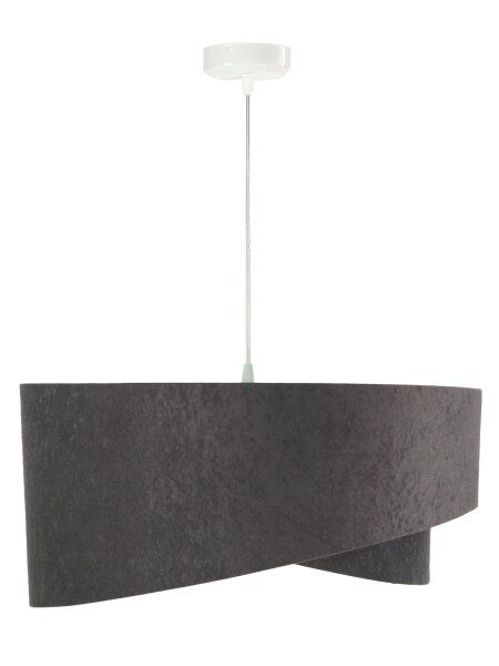 Hängelampe Dunkelgrau Mint rund Ø50cm Esstisch