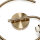 Geometrischer Spot Metall Retro in Messing vielseitig MIA