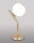 Tischleuchte TRIVIA Echt-Messing Glas Premium Design