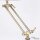 Tischlampe Bronze Hell Stoffschirm Snodo