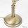 Tischlampe Bronze Hell Stoffschirm Snodo