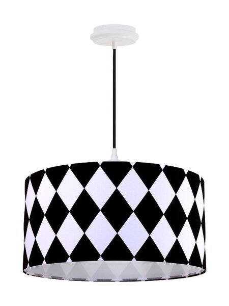 Pendelleuchte Schwarz rund Retro Esstisch
