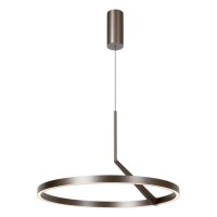 LED H&auml;ngelampe Aluminium Grau B:60 cm 2700 K edel