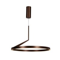LED Pendelleuchte Kaffeebraun &Oslash;60 cm 2700 K modern rund