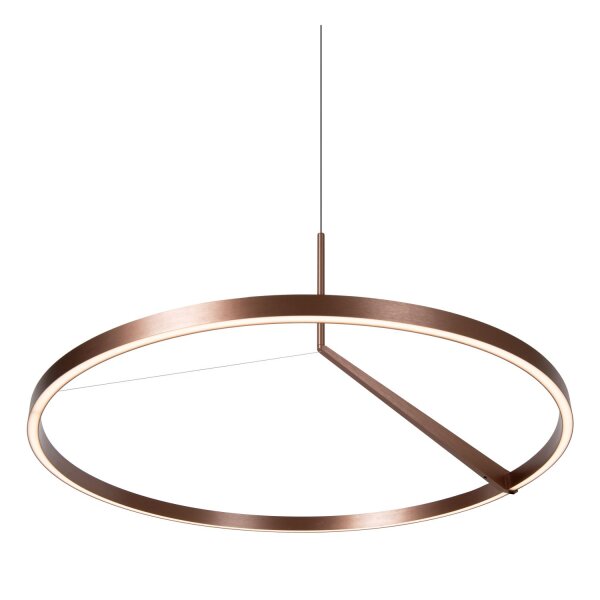 LED Pendelleuchte Aluminium L:80 cm 2700 K edel