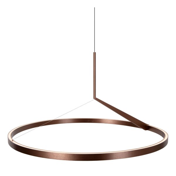 LED Pendelleuchte Aluminium L:80 cm 2700 K edel