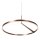 LED Pendelleuchte Aluminium L:80 cm 2700 K edel