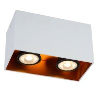 Deckenstrahler Aluminium Wei&szlig; GU10 L:166 cm rund