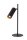 Tischlampe Aluminium Schwarz flexibel GU10 H:42 cm